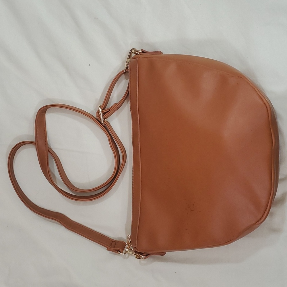 MALI and LILI Crossbody Bag - Vegan Leather Satchel Messenger Handbag Purse